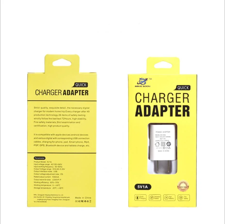 Charger Cube Single USB Fast Charger Wall Us Travel Charger USB Power Adapter for iPhone