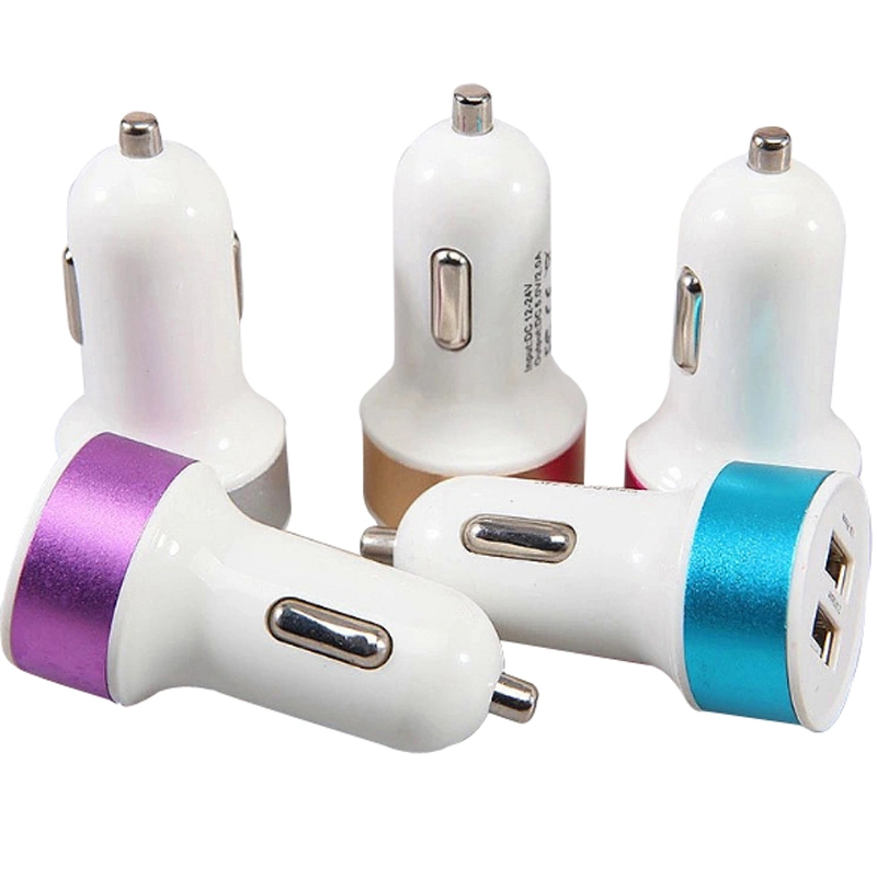 Factory Direct Mini Dual 2 USB Ports Fast Charging Quick Charger Car Charger