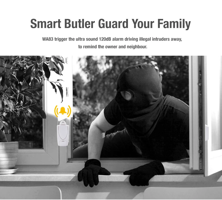 Door Window Alarm Home Security Alarm System Anti-Thieft Alarm Burglar Alarm