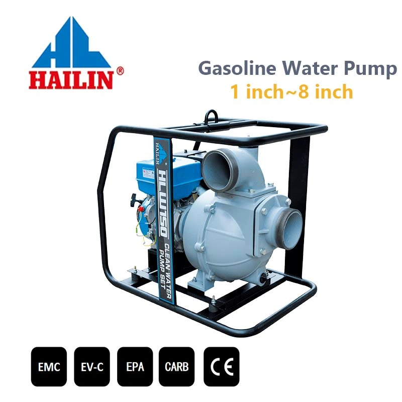 Triple Outlet 3 Outlet High Pressure Water Pump Set Gasoline Engine