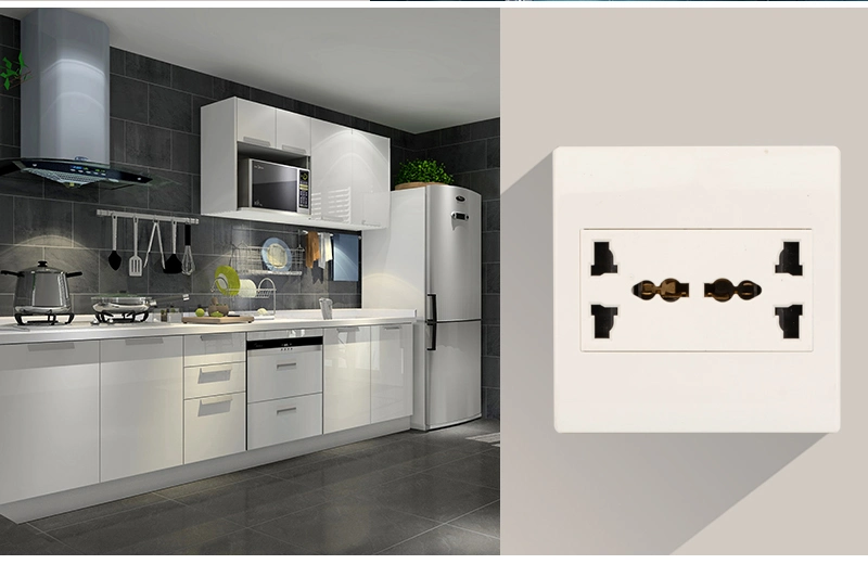 Wall Mounted Duplex Multi 3 Pin Socket Outlet