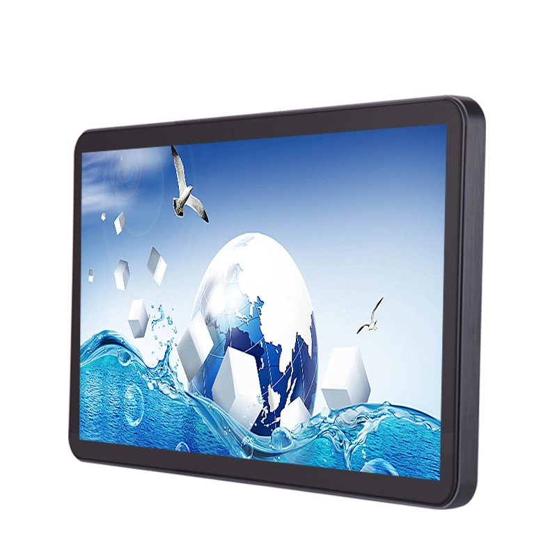 Ultra Thin Open Frame Embedded Waterproof Capacitive LCD Wall Mount Touchscreen Monitor