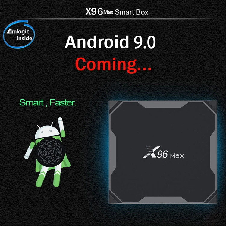 High Grade 2GB 16GB Firmware Update S905X3 X96 Max Android 9.0 TV Box Digital Set Top Box