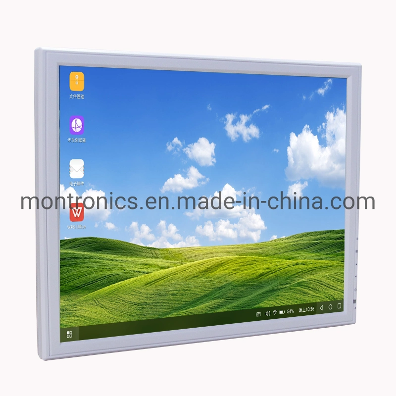 White Touch Display Low Cost Capacitive White Color 17 Inch LCD Touch Screen Monitor for Hot