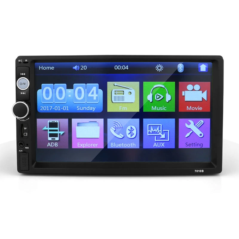 7inch Touch Screen Digital Display Bluetooth Car GPS Navigator MP5 Player for Car Backup Monitor New