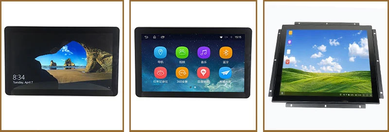 POS Flat Screen IP65 Waterproof Touch Display Resistive 17 Inch Touch Screen Monitor for ATM