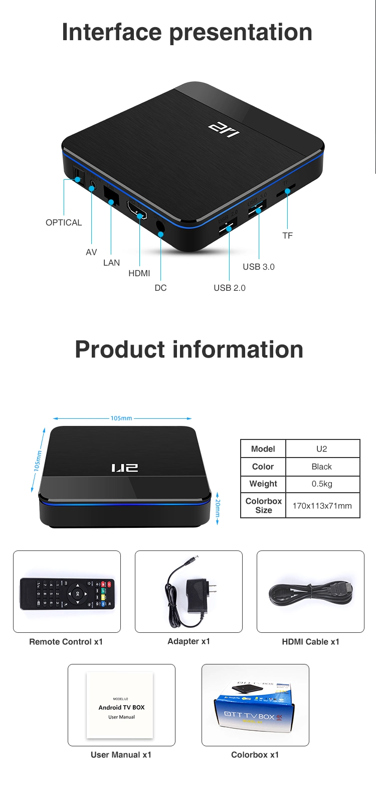 Ott+Satellite TV Receiver 4K Android Set Top Box Smart Android TV Box