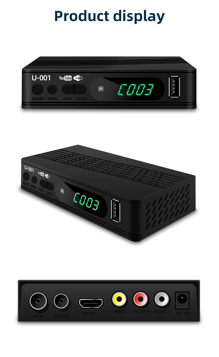 Mini Digital Set Top Box DVB-T2 Scart TV Tuner