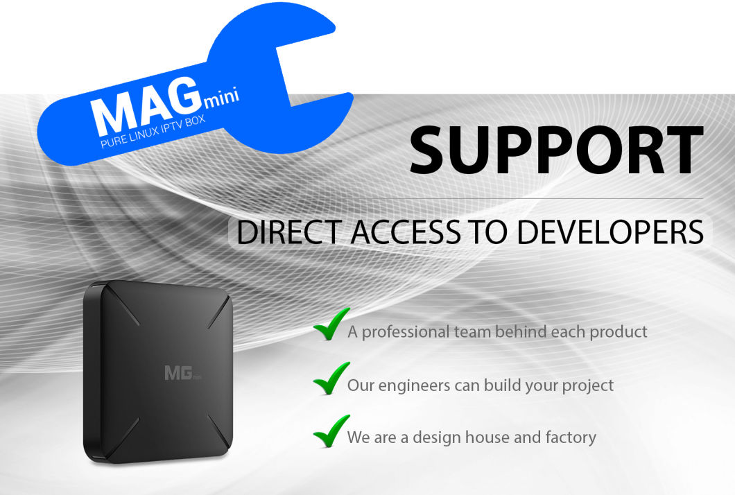 2018 Wwechip New Design Multi -Language Mg Mini Linux Set Top Box