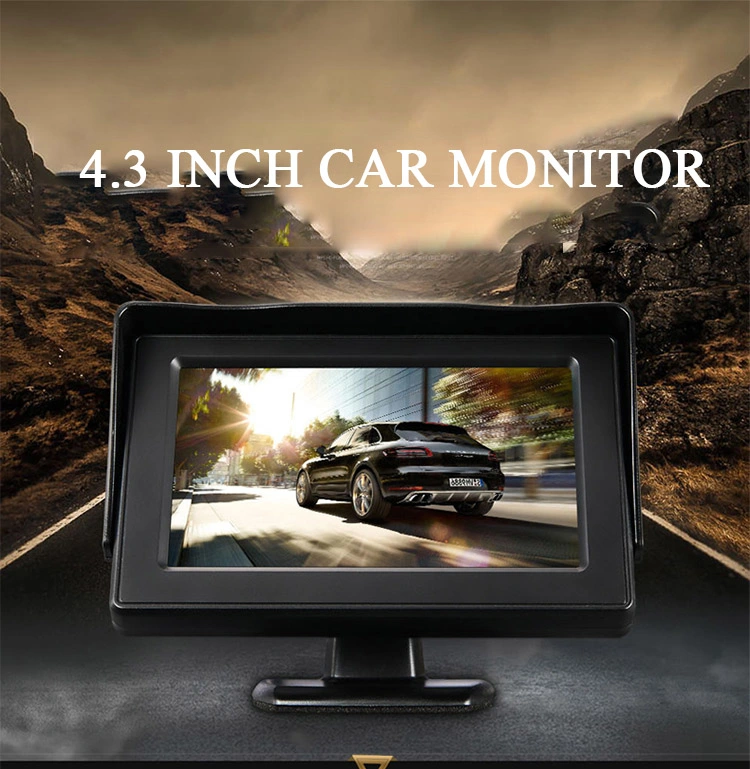 Car Rear View Monitor Car Monitor 4.3 Inch Monitor for Car Dashboard