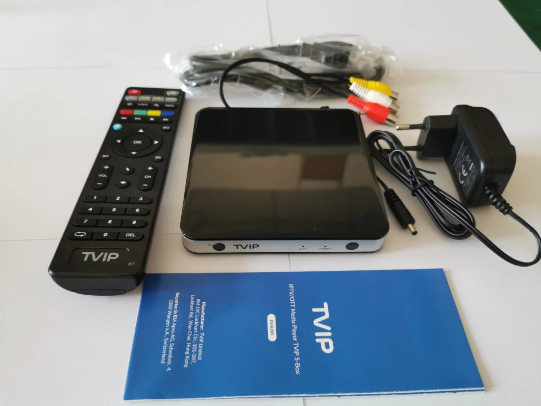 Best Stable Original Tvip605 Smart TV Box 1GB 8g S905X Support IPTV Box Tvip 605 Linux OS TV Box Set Top Box 2.4G/5g WiFi 4K Media TV Box IPTV STB