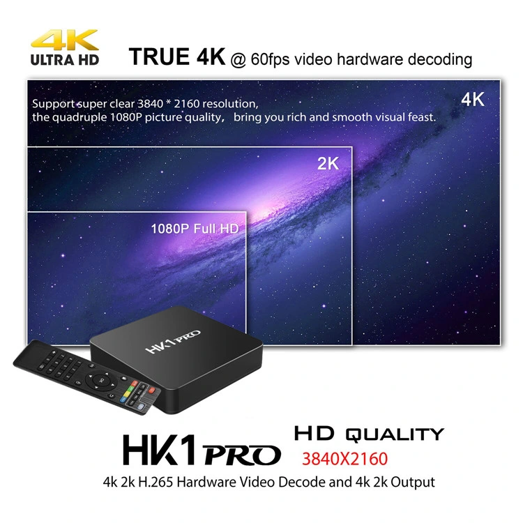 Digital Set Top Box Smart TV Box HK1 PRO S905X2 Internet HD TV Box Super Digital Satellite Receiver
