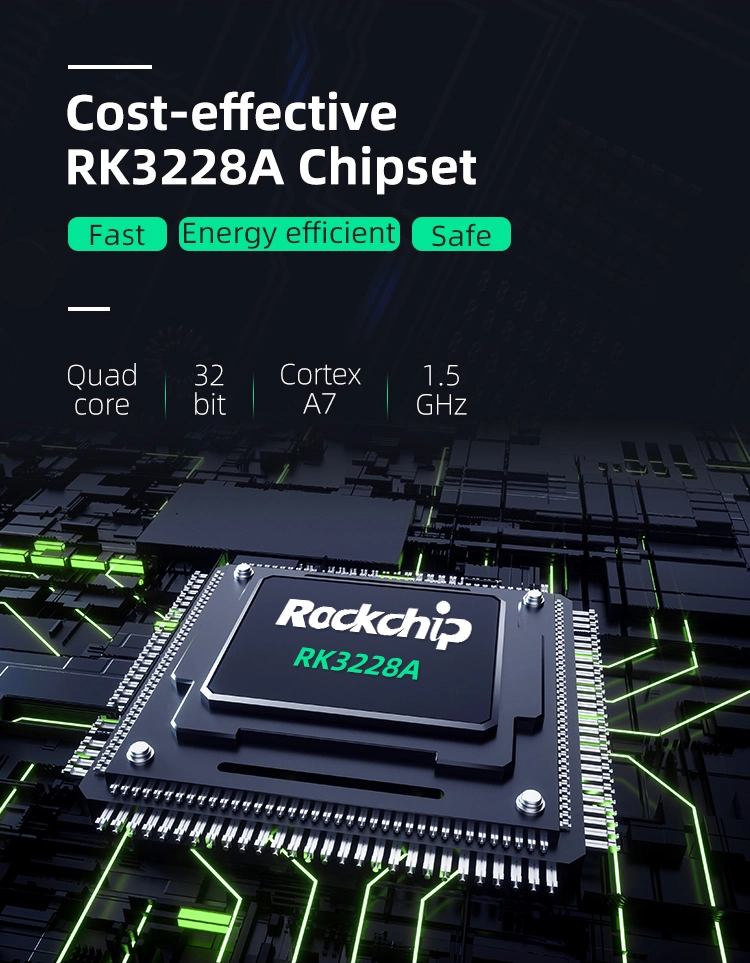 Junuo High Quality Rockchip Rk3228A 2GB 16GB 4K Smart Android Set Top Box TV Box