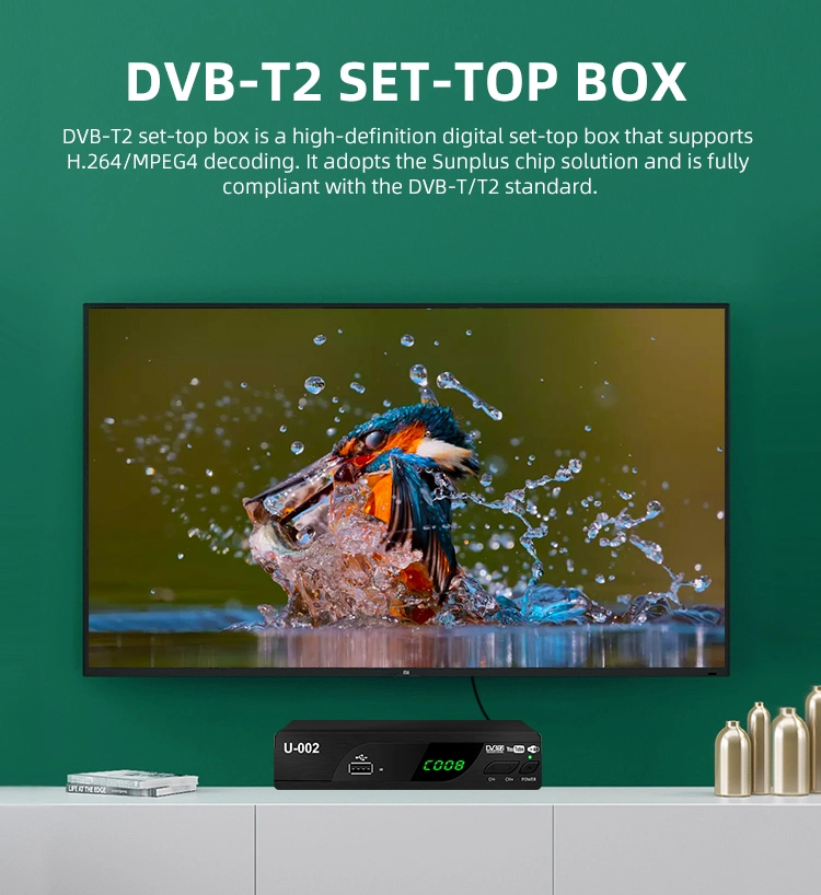 Set Top Box DVB-S2 1080P HD TV Box Decoder Junuo Manufacturer Satellite Receiver