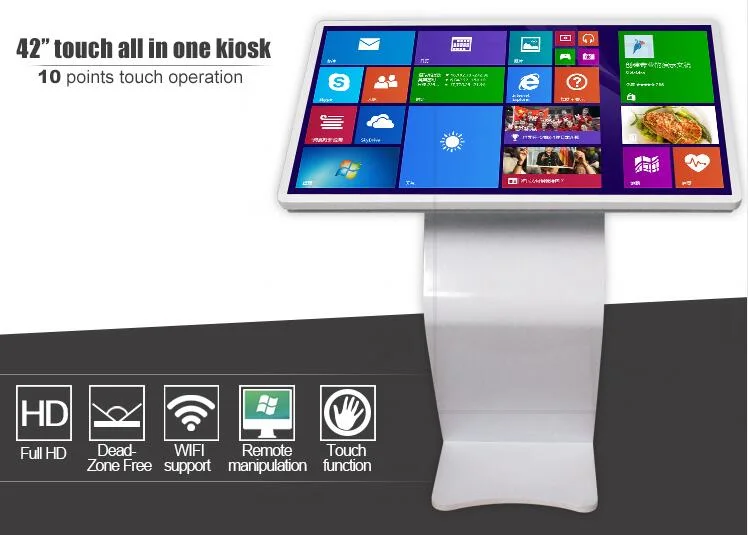 Chinese Factory Commercial Advertising Kiosk Digital Signage Android Touch Screen PC