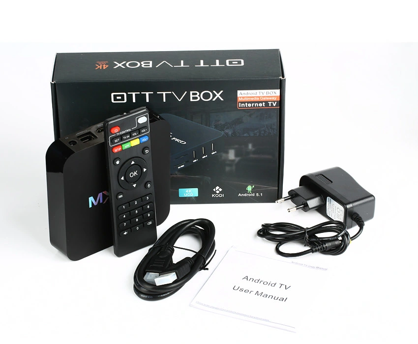 Most Popular Smart TV Box Rk3229 Quad-Core Internet Smart Set Top Box 1/8 GB Android Box for IPTV