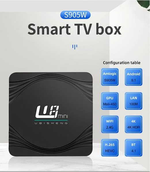 TV Box 2GB 16GB Android Set Top Box Android 9.1 TV IPTV Ott TV Box