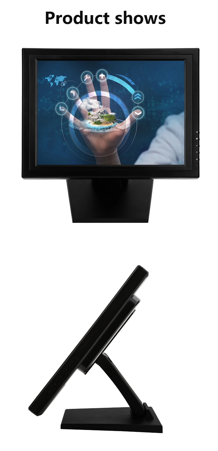 Wall Mount 1280*1024 Touch Panel Monitor Touch Screen POS 17 Inch
