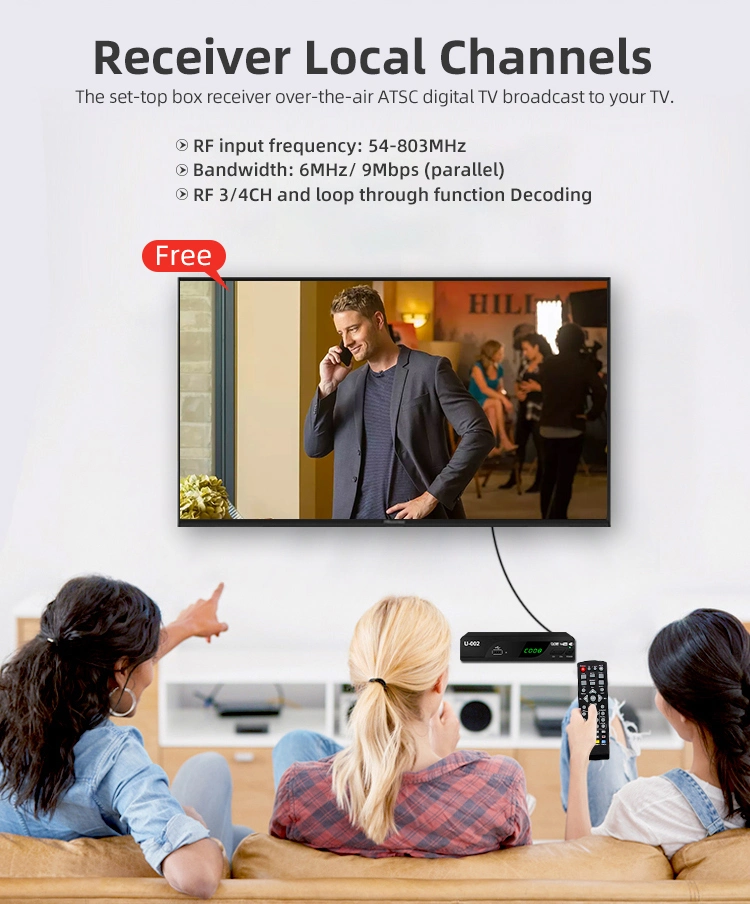 Best FTA Digital TV Receiver Set Top Box Canada ATSC 3.0 Set Top Box