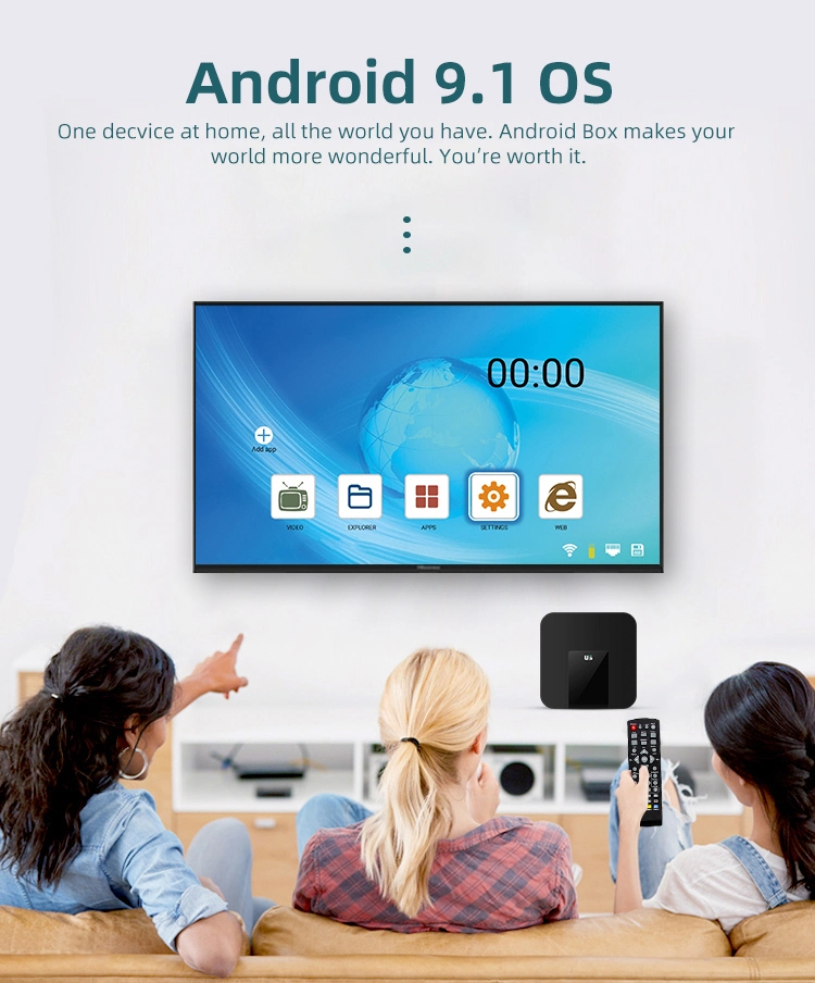 4K Android TV Box Free to Air Set Top Box