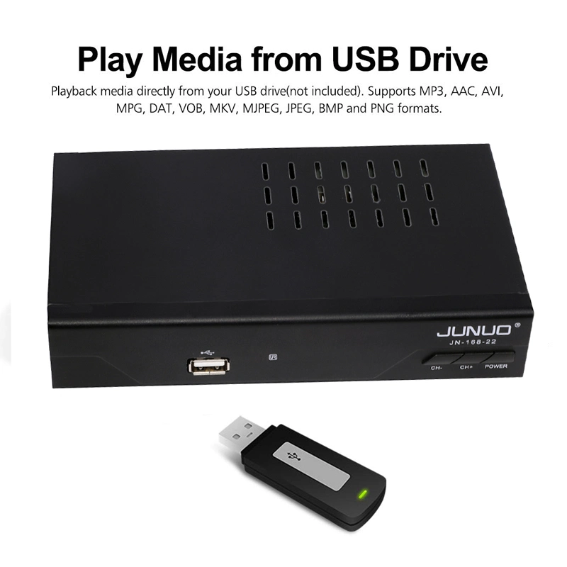 Digital Decodificador PARA Mexico Market ATSC Junuo ATSC Set Top Box USB2.0 for PVR High Quality Full HD Set Top Box