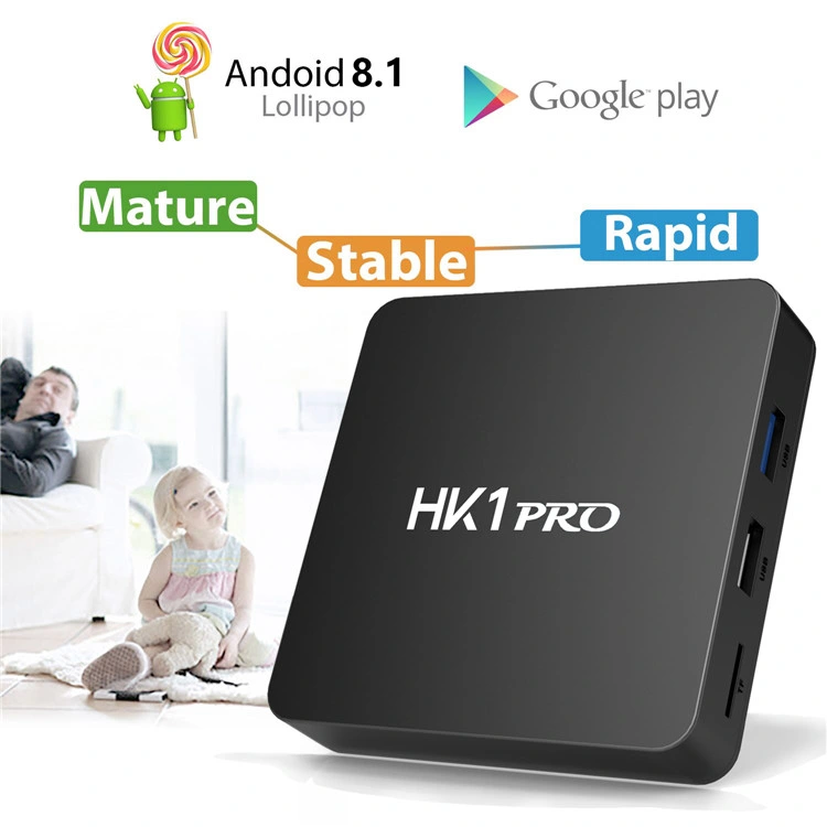 1080 4K Media Player Android TV Box HK1 PRO S905X2 4G 32g HD Set Top Box Quad Core Android 8.1 Ott TV Box Satellite Receiver