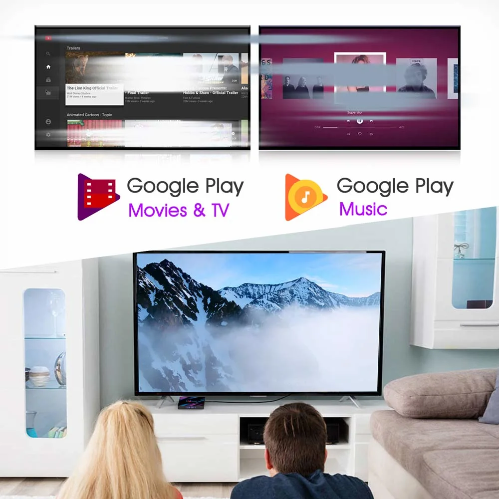 Max Rockchip Rk3318 4K Smart TV Box Android Set Top Box