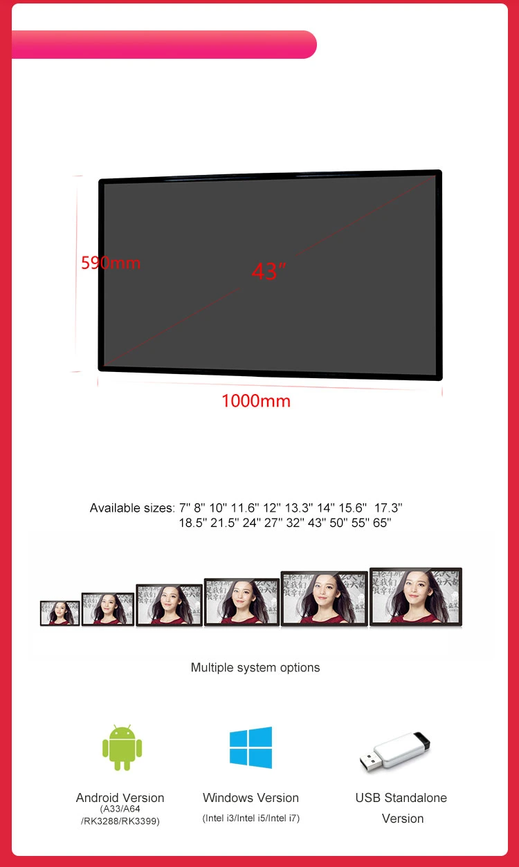 Special Price 32 Inch Industrial Windows OS Touch Screen Tablet Capacitive Touch Screen Monitor Media Display
