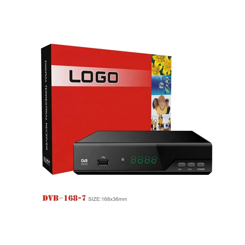 PVR Ready IPTV Online Internet Digital TV Receiver DVB-T2 Set Top Box