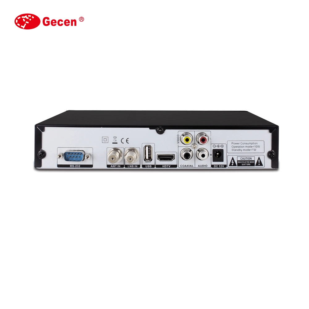 Gecen 200mm DVB-S2 Satellite Receiver Set Top Box with Cccam IPTV WiFi