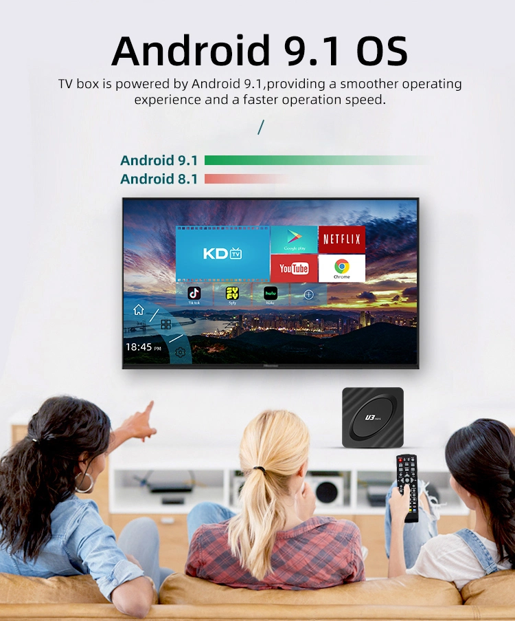 X96 Mini IPTV Subscription Media Player Set Top Box Smart 4K Android TV Box
