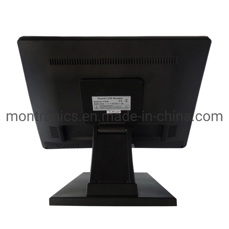 DC12V Square Screen 17inch LCD Touch Monitor 1280*1024 VGA USB Signal