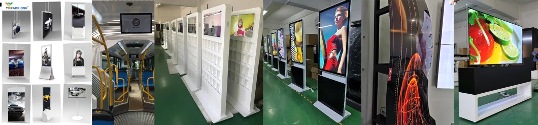 Capacitive Touch Screen Monitor LCD Monitor Display Digital Signage Monitor with LED Lights for Advertising Player