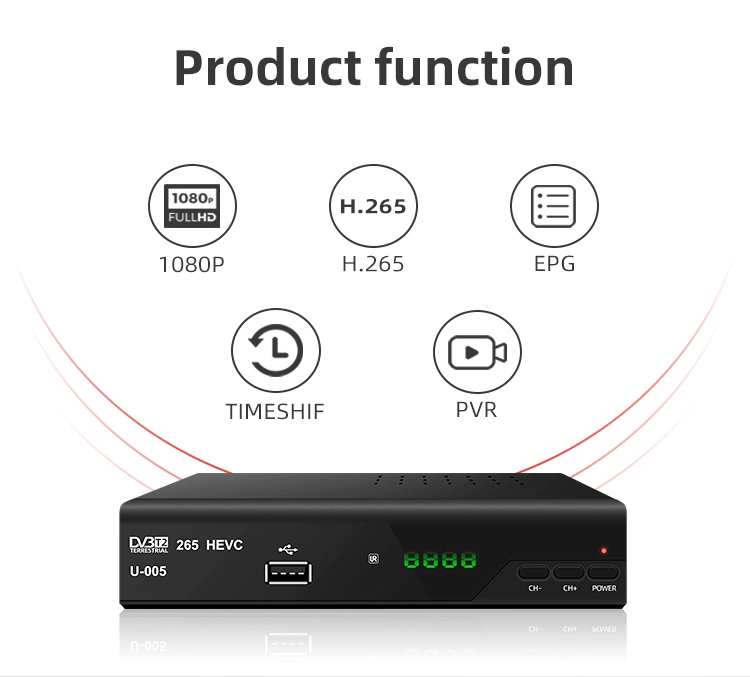 Czech Republic DVB-T2 USB Upgrade Youtube WiFi Full HD DVB-T2 Set Top Box
