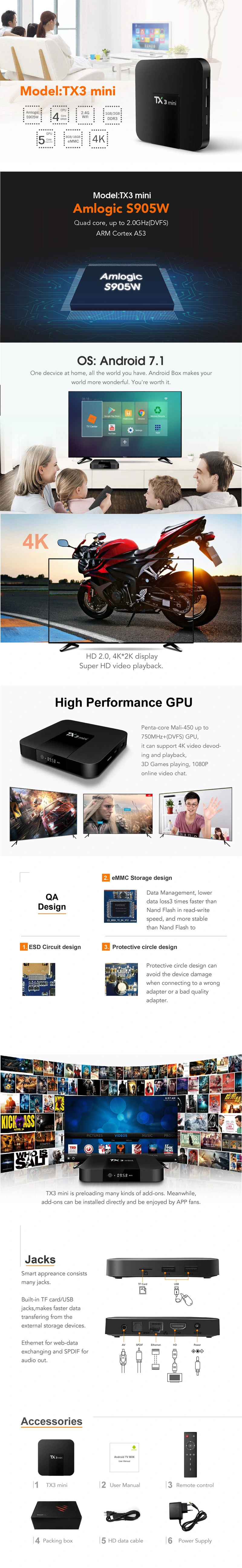 Mini IPTV Set Top Box Android TV Box