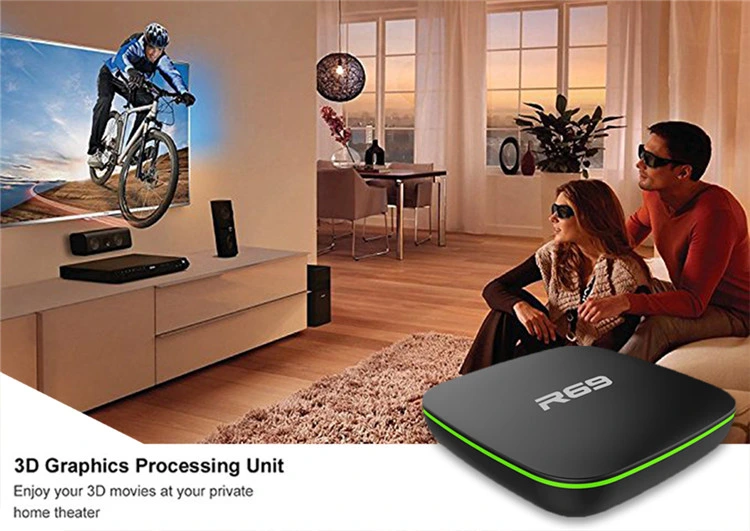 Android TV Box 9.0 R69 Allwinner H3 1g 8g Internet TV Set Top Box with Android 9.0 World Max TV Box