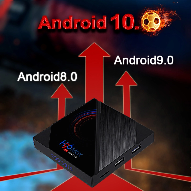IPTV Internet Set Top Box Kodi Media Player H96 Max H616 4K 6K Android 10 Smart TV Box with 4GB 32GB ROM