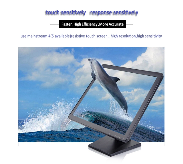 Standing Monitor Touch Screen 15 Inch TV Monitor Touch Screen