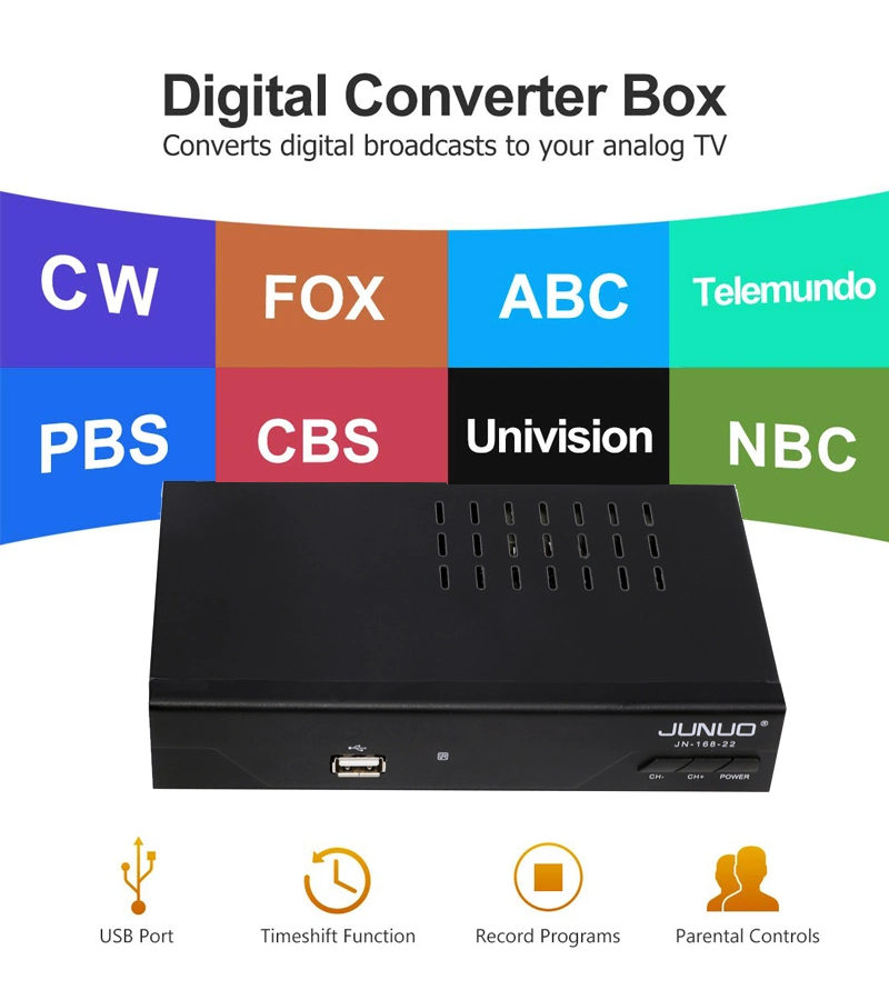Digital Decodificador PARA Mexico Market ATSC Junuo ATSC Set Top Box USB2.0 for PVR High Quality Full HD Set Top Box