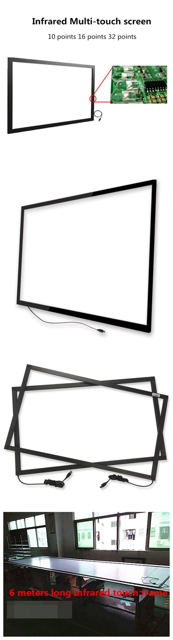 Multi Touch Frame with IR Bezel for Touch Screen PC