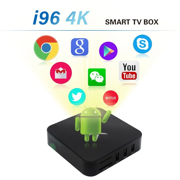 Topleo Unique Band New Product I96 4K Rockchip Rk3229 IPTV Android Internet TV Set Top Box
