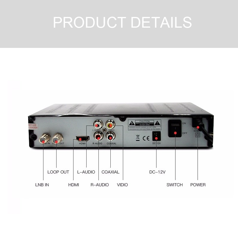 Set Top Box FTA DVB S2 Set Top Box for Middle East Channel