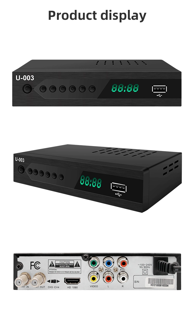 China Wholesaler WiFi HD ATSC Set Top Box Connect with Smart TV for Americas