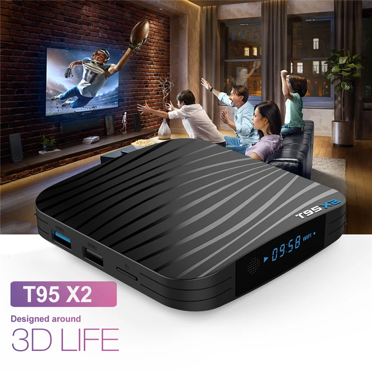 TV Set Top Box Full HD 1080P Video HD Android TV Box Video TV Box T95X2 S905X2 4G 32g Android TV Box