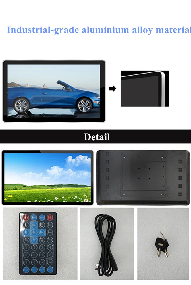 43 Inch Wall Mounted LCD Advertising Screen Digital Touch Screen Monitors