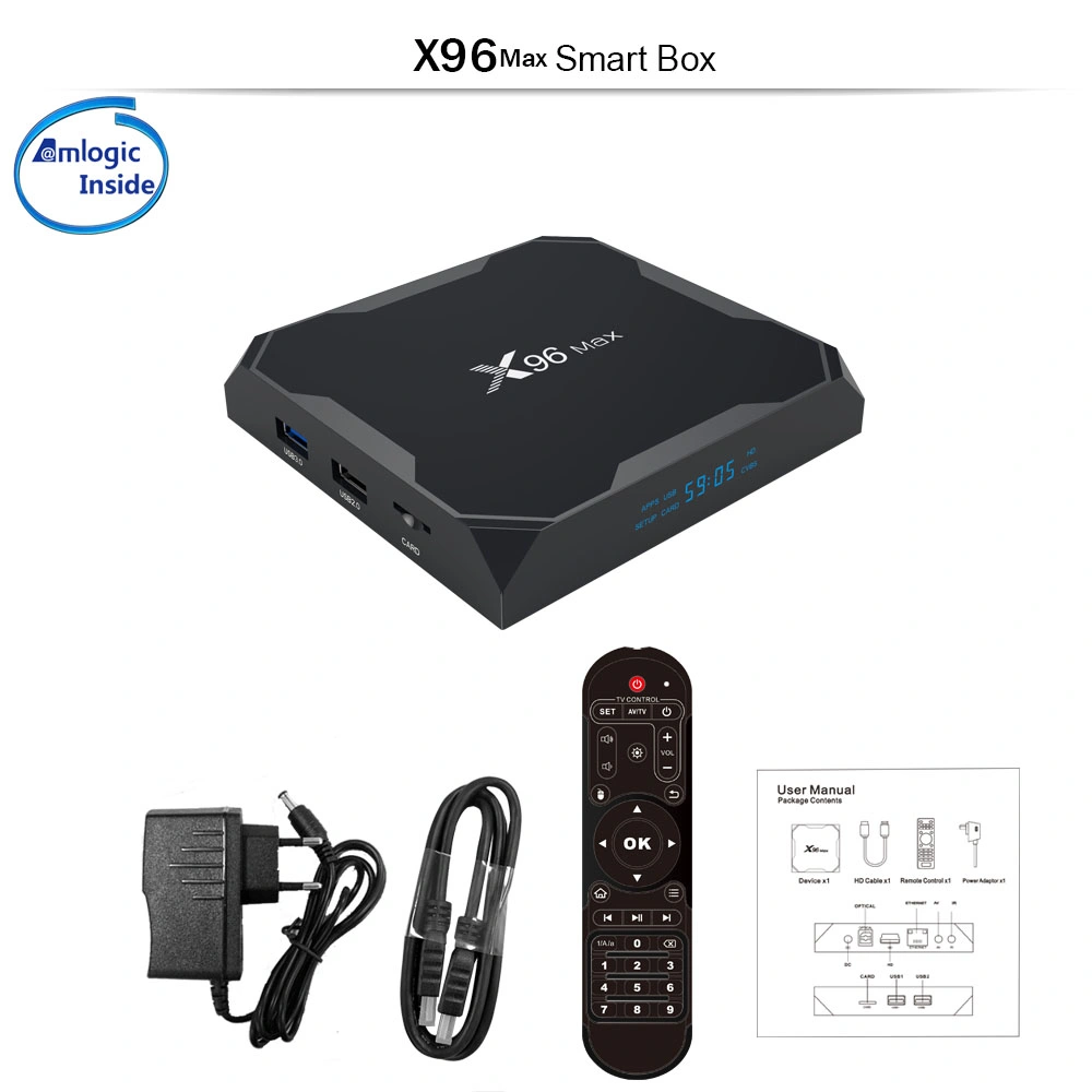 Wechip Amlogic S905X2 4G+32g X96 Max Android Set Top Box TV Box
