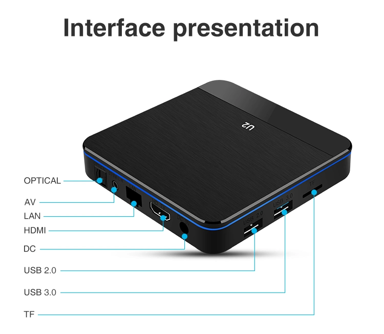Internet Set Top Box Android 9.1 Amlogic S905X2 DVB-T2 4K Hdr Set Top Box