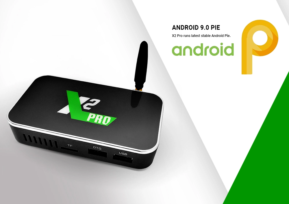 New X2 PRO S905X2 4GB 32GB Android 9.0 Smart TV Set Top Box Lpddr4 TV Box X2 PRO Android TV-Dongle