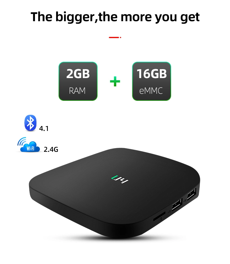 2020 New Design Free Download Apk TV Box 2GB DDR3 Android 9.1 Set Top Box IPTV