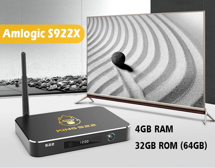 Wholesale Zoomtak 4GB S922X TV Box Android 9 Internet Set Top Box